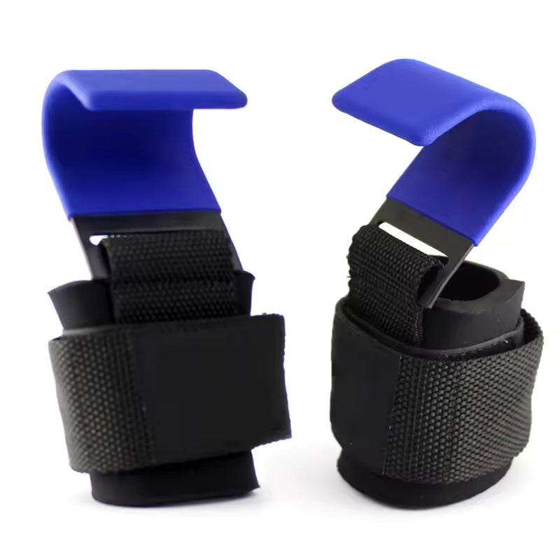 2 Pcs Weight Lifting Hooks - Upgraded Heavy Duty Lifting Wrist Straps for Deadlift, Powerlift, Pull up bar, Liftups, Shrugs, Alternative in Fitness Gym Power Training