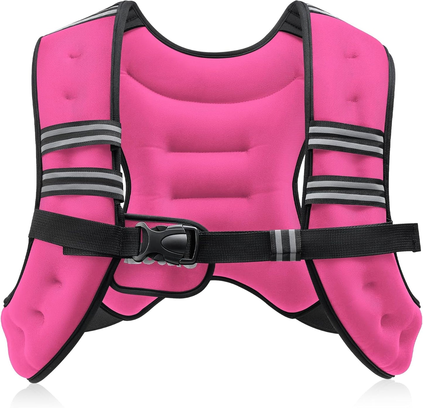 Gym Workout Weighted Vest 6lb/8lb/12lb/16lb/20lb/25lb/30lb  With Reflective Stripes, Strength Training, Running, Fitness, Muscle Building, Weight Loss, Weightlifting