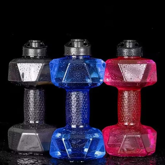 Dumbbell Water Bottle For Gym Fitness Sports 1.5L